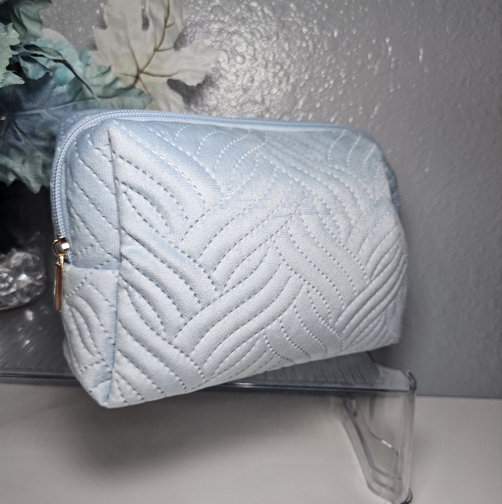 Baby Blue Cosmetic Bag
